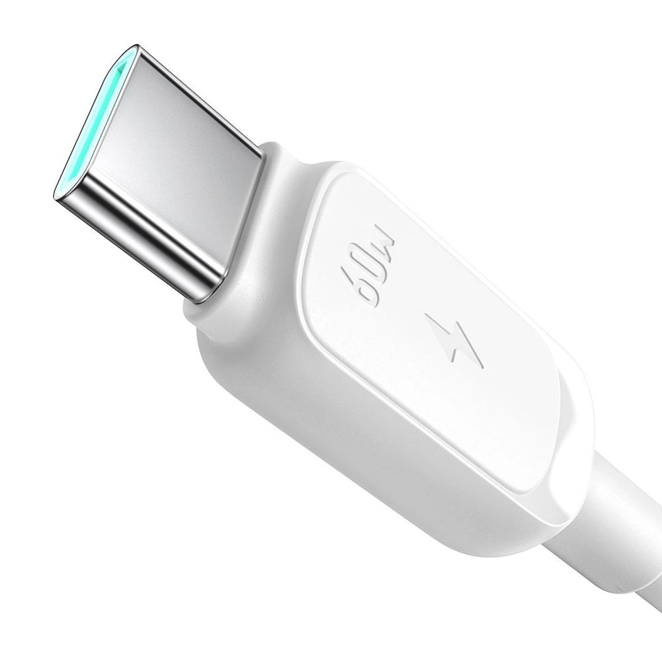 USB-C Data- en Oplaadkabel - USB-C Joyroom S-A14, 60W, 1.2m, Wit