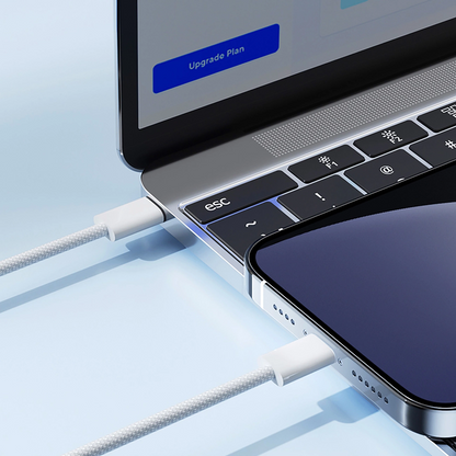 USB-C - Lightning Data- en Oplaadkabel Joyroom S-A45, 30W, 1m, Wit