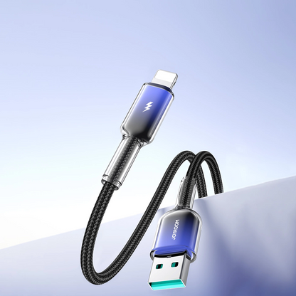 Daten- und Ladekabel USB-A - Lightning Joyroom S-A42, 18W, 1,2m, Schwarz