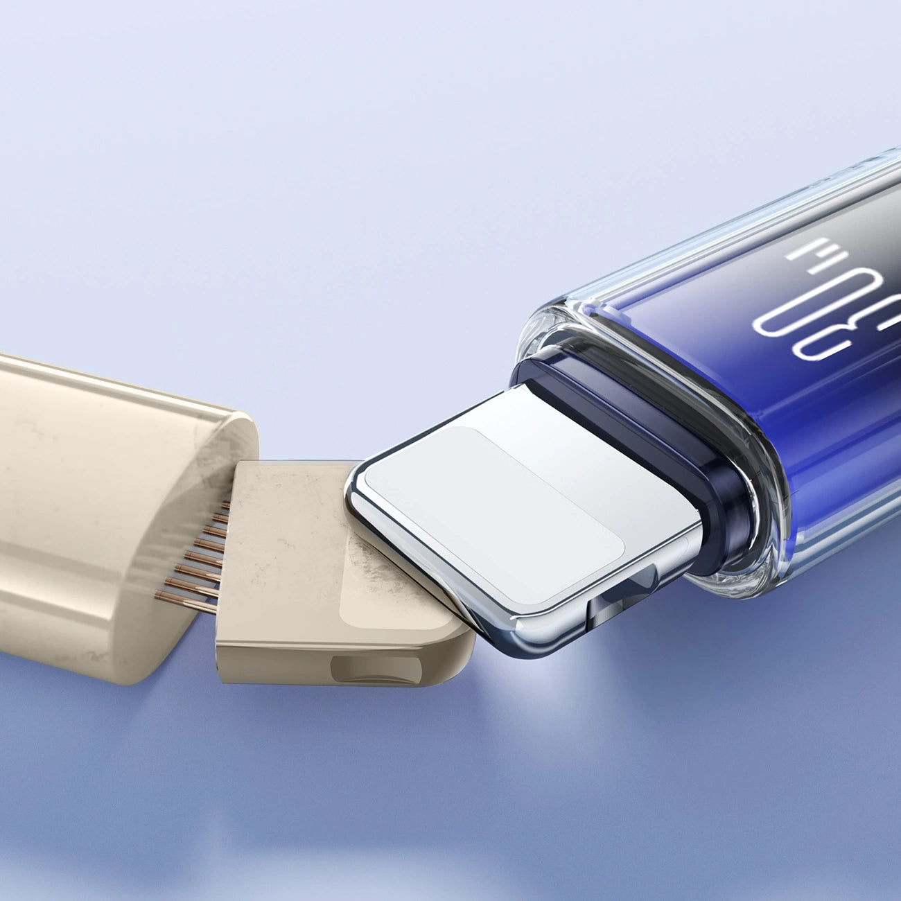 USB-C - Lightning Data- en Oplaadkabel Joyroom S-A42, 30W, 1,2m, Zwart