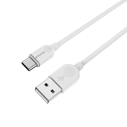 Gegevens- en oplaadkabel USB-A - USB-C Borofone BX14 LinkJet BX14, 18W, 2m, Wit