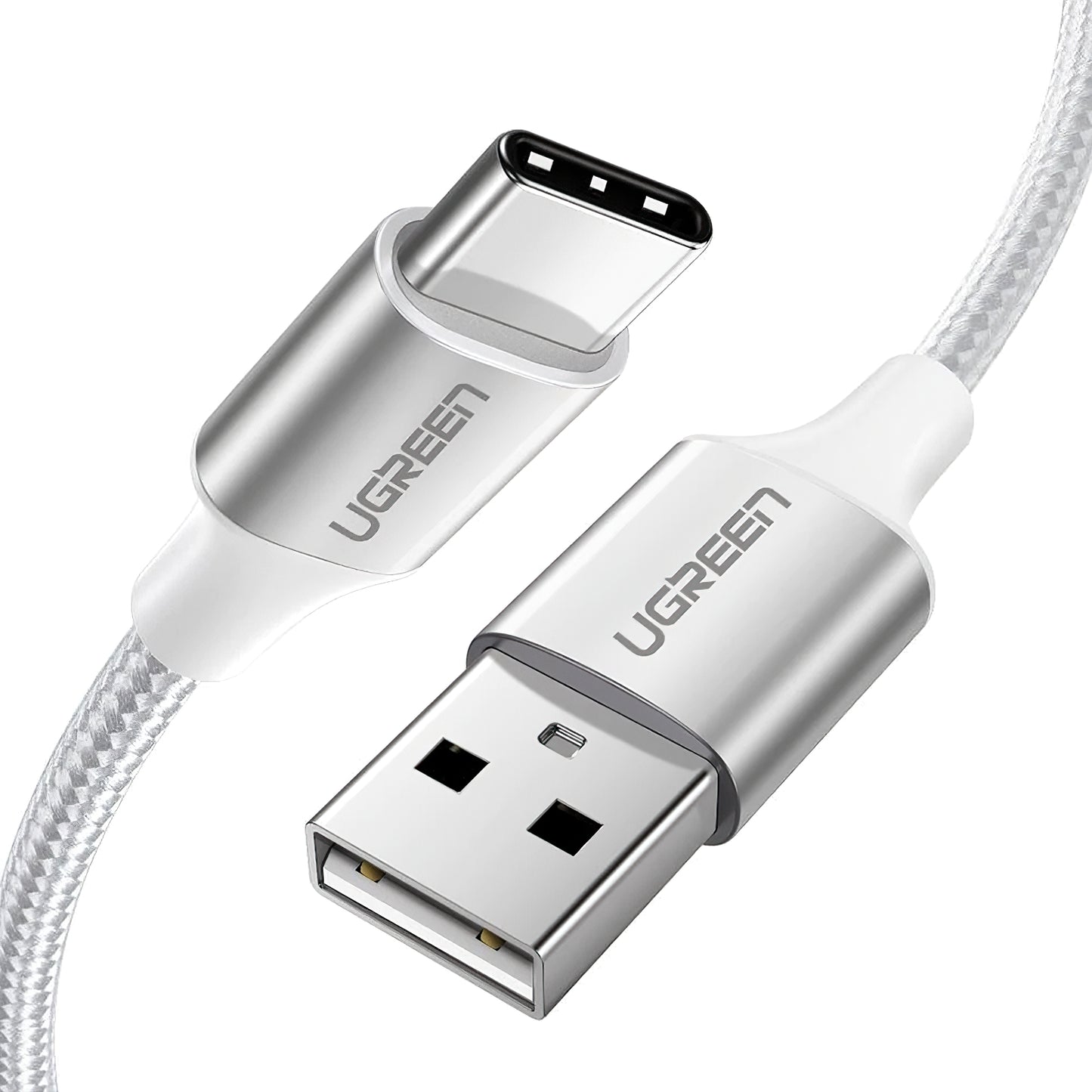 Daten- und Ladekabel USB-A - USB-C UGREEN US288, 18W, 2m, Weiß