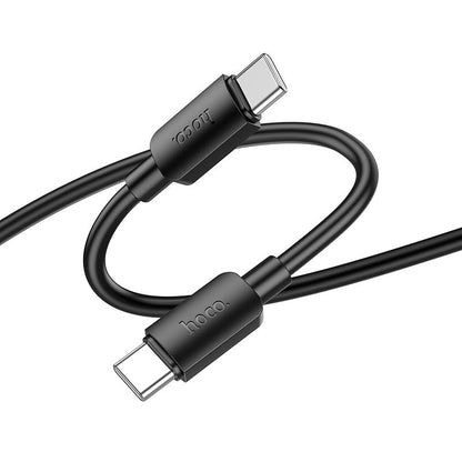 USB-C gegevens- en oplaadkabel - USB-C HOCO HOCO X96, 60W, 1m, Zwart 