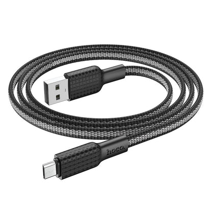 HOCO X69 Câble de données et de charge USB-A - microUSB, 18W, 1m, noir 