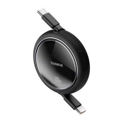 Câble de données et de charge USB-C - USB-C Baseus Free2Draw Mini Retractable USB-C, 100W, 1m, Black P10364500111-00 