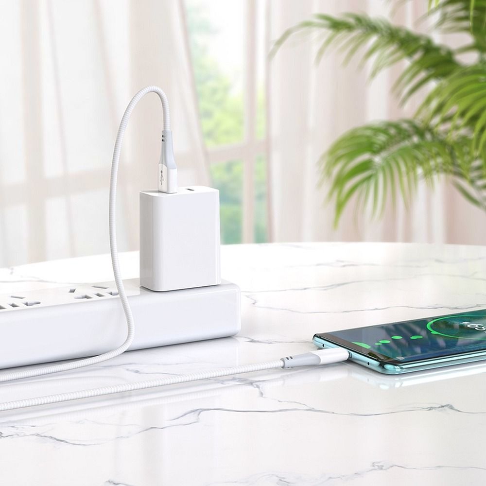 Câble de Données et de Charge USB-A - USB-C HOCO X70, 60W, 1m, Blanc
