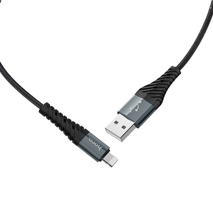 Daten- und Ladekabel USB-A - Lightning HOCO X38 Cool, 18W, 1m, Schwarz 