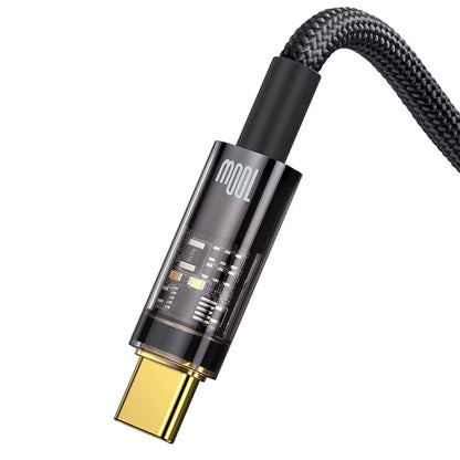 Câble de Données et de Charge USB-A - USB-C Baseus Explorer, 100W, 2m, Noir CATS000301