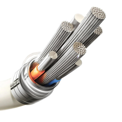 Câble de Données et de Charge USB-A - Lightning Joyroom S-A53, 18W, 1.2m, Beige