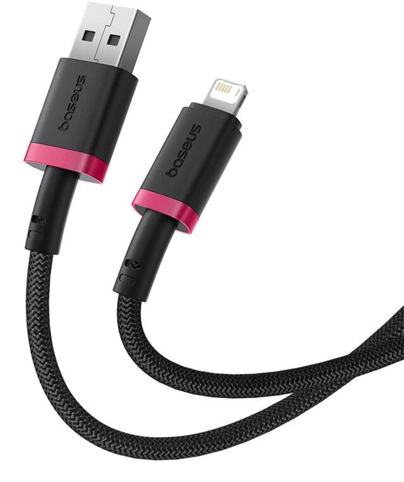 Data- en Oplaadkabel USB-A - Lightning Baseus Dura Series, 18W, 1m, Rood P10377801U01-01