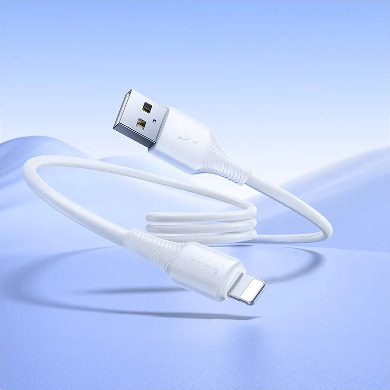 Data- en Oplaadkabel USB-C - Lightning HOCO X120, 20W, 1m, Wit
