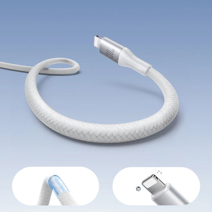 USB-C - Lightning Lade- und Datenkabel Joyroom S-A28 Flash, 30W, 2m, Weiß