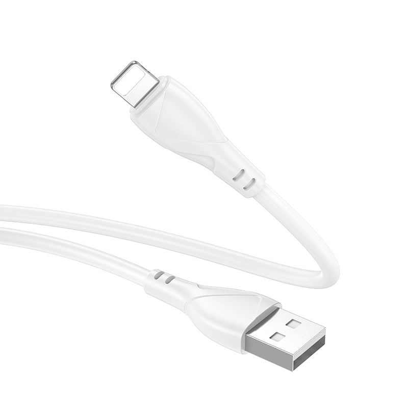 Daten- und Ladekabel USB-A - Lightning Borofone BX121 Energy, 18W, 1m, Weiß