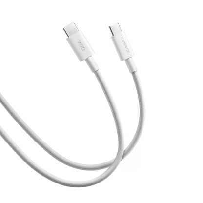Câble de Données et de Charge USB-C - USB-C Xiaomi, 120W, 1m, Blanc BHR087KGL