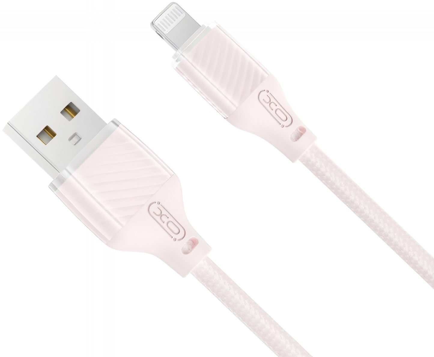 USB-A - Lightning Data en Oplaadkabel XO Design NB291, 18W, 1m, Roze