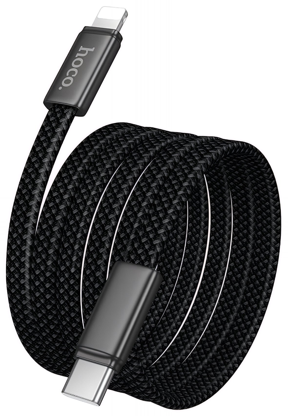 USB-C - Lightning Data- en Oplaadkabel HOCO X125, 30W, 1m, Zwart
