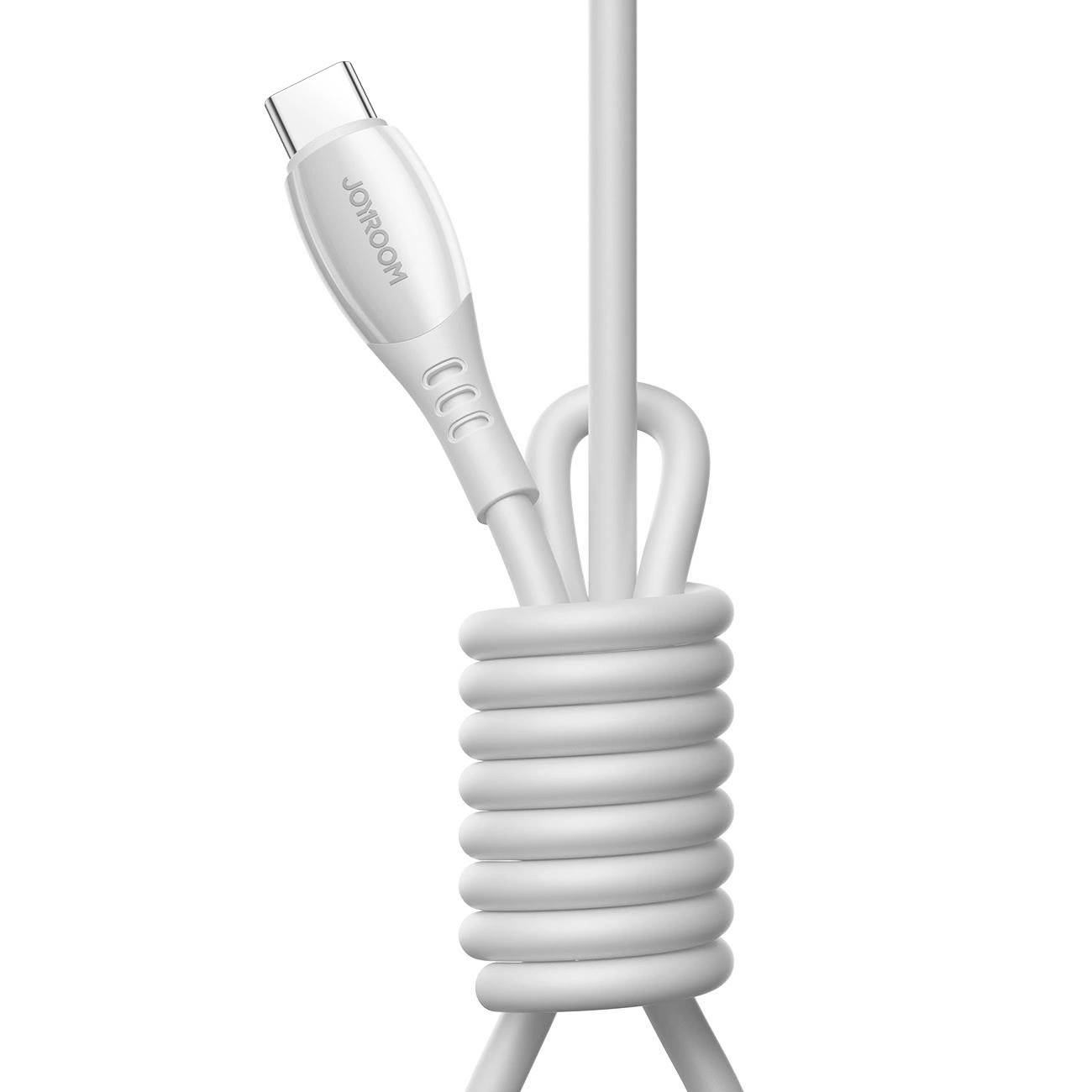 USB-C Data- en Oplaadkabel - USB-C Joyroom S-A59 Vibrant, 60W, 1.2m, Wit
