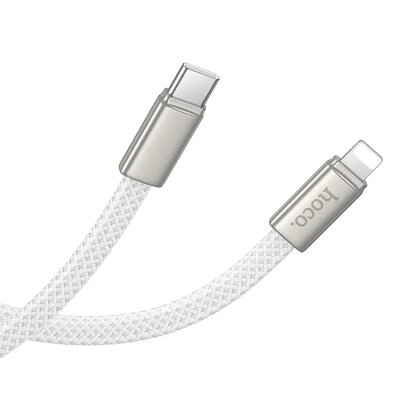 USB-C - Lightning Daten- und Ladekabel HOCO X125, 30W, 1m, Weiß
