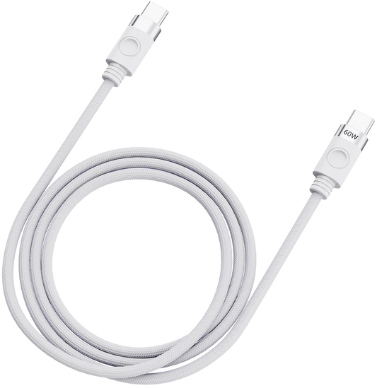 USB-C Data- en Oplaadkabel - USB-C Orico CDX, 60W, 1m, Wit
