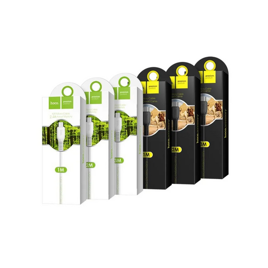 USB-A - USB-C Gegevens- en Oplaadkabel HOCO Flash X20, 18W, 1m, Zwart
