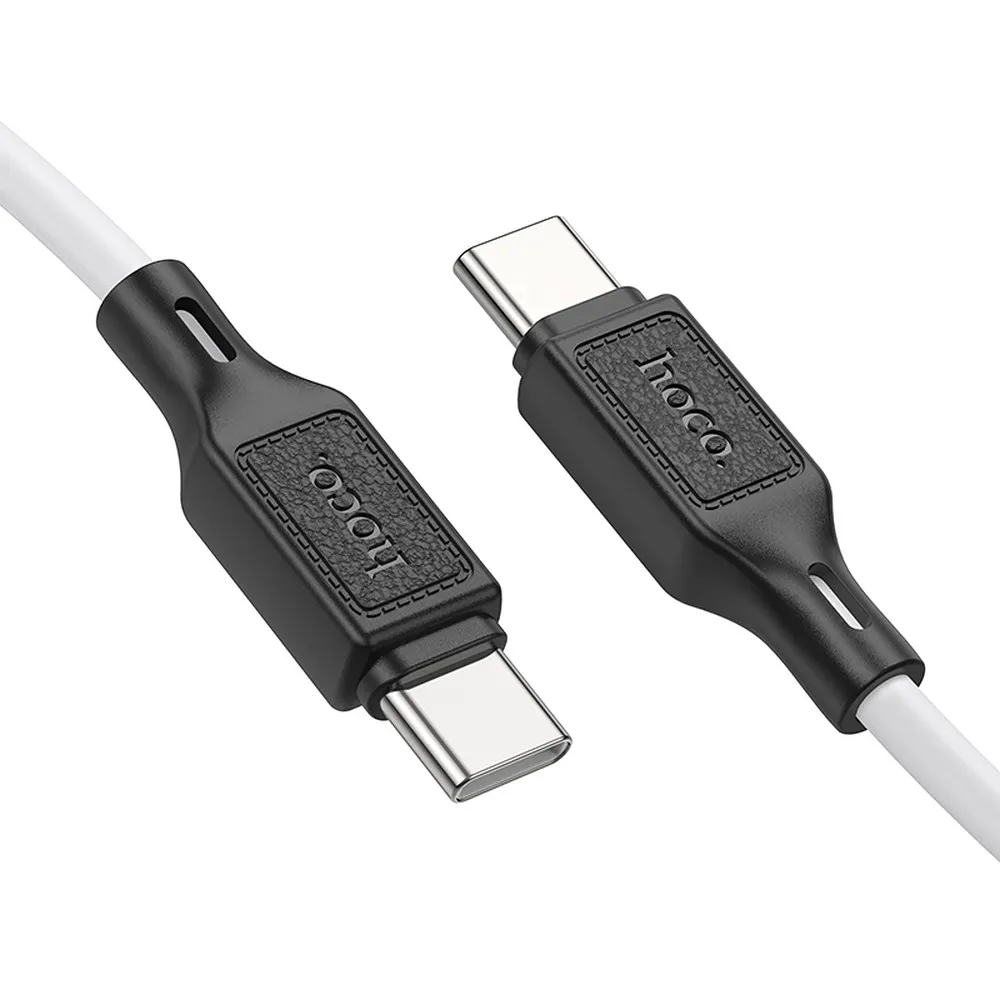 USB-C Data- en Oplaadkabel - USB-C HOCO X90, 60W, 1m, Wit