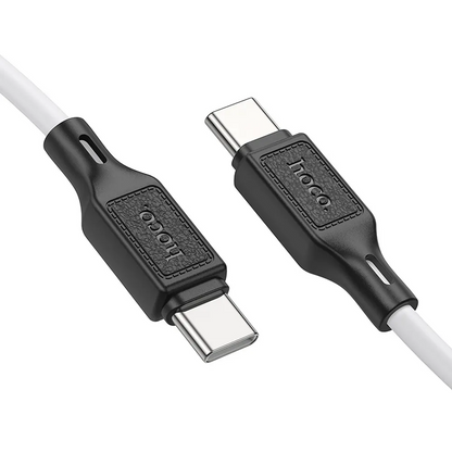 USB-C Data- en Oplaadkabel - USB-C HOCO X90, 60W, 1m, Wit