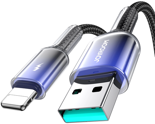 Câble de données et de charge USB-A - Lightning Joyroom S-A42, 18W, 1,2m, Noir