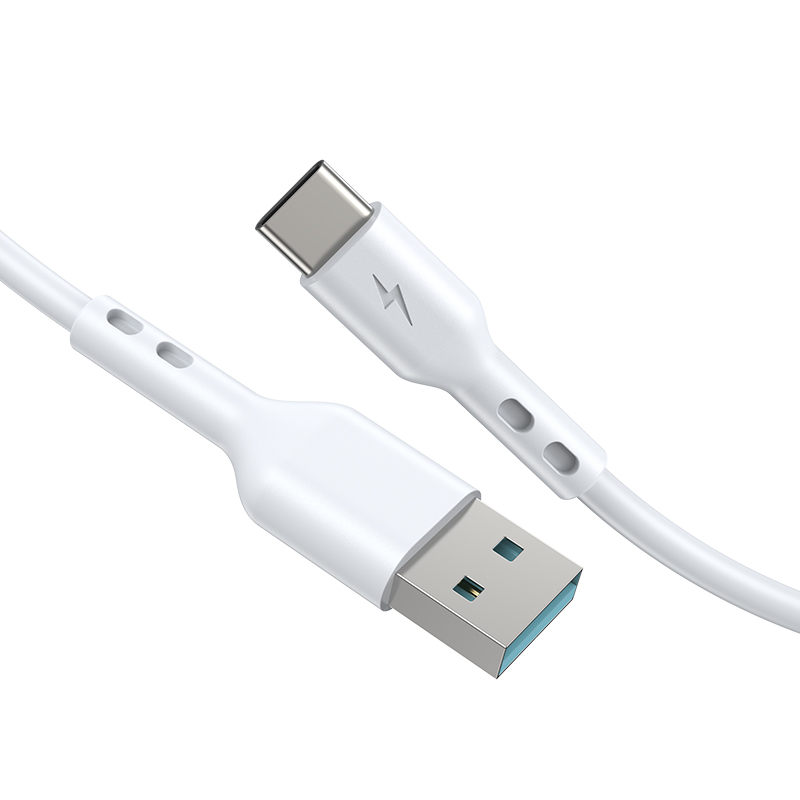 USB-A - USB-C Data- en Oplaadkabel BWOO BO-X172C-2M, 15W, 2m, Wit