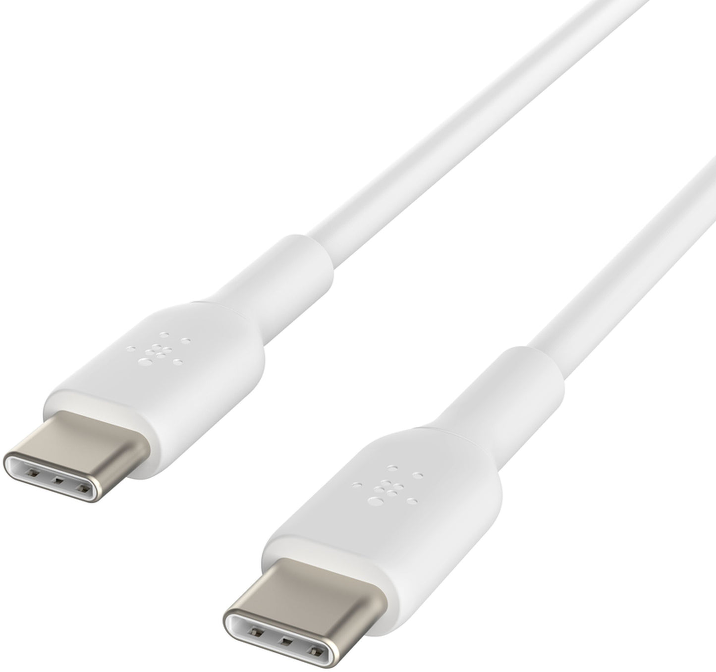 Câble de données et de charge USB-C - USB-C Belkin BoostCharge, 60W, 1m, Blanc CAB003bt1MWH