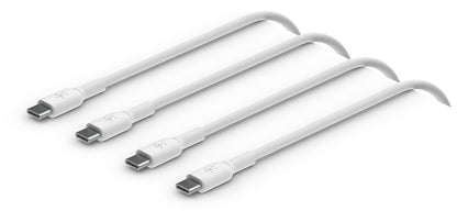 Daten- und Ladekabel USB-C - USB-C Belkin BoostCharge, 60W, 1m, 2er-Set, Weiß CAB003bt1MWH2PK