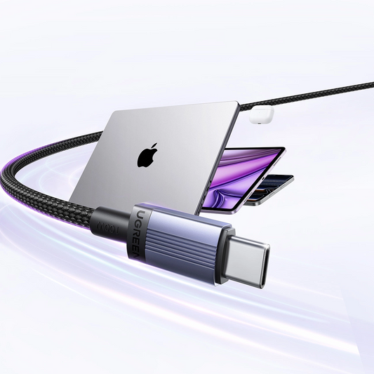 USB-C Data- en Oplaadkabel - USB-C UGREEN, 100W, 3m, Zwart