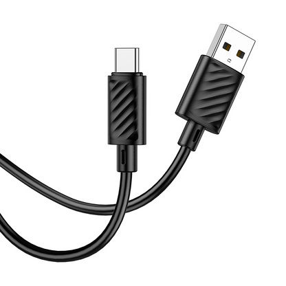 Câble de données et de charge USB-A - USB-C HOCO X88, 18W, 2m, Noir