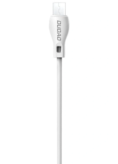 USB-A - microUSB Dudao L4M Data- en Oplaadkabel, 18W, 1m, Wit
