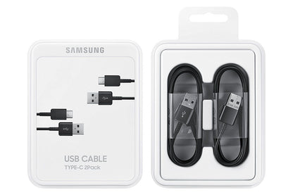 Câble de données et de charge Samsung USB-A vers USB-C 2-Pack, 25W, 1,5m, noir EP-DG930MBEGGWWW