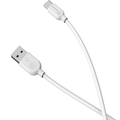 Gegevens- en oplaadkabel USB-A - USB-C Borofone BX14 LinkJet BX14, 18W, 2m, Wit