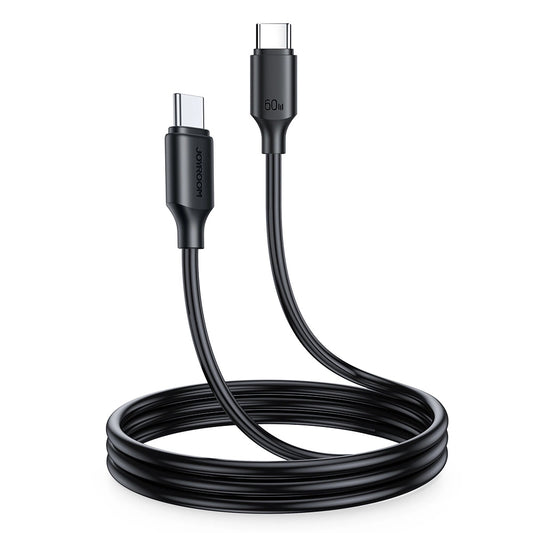 USB-C data- en oplaadkabel - USB-C Joyroom S-CC060A9, 60W, 1m, Zwart 