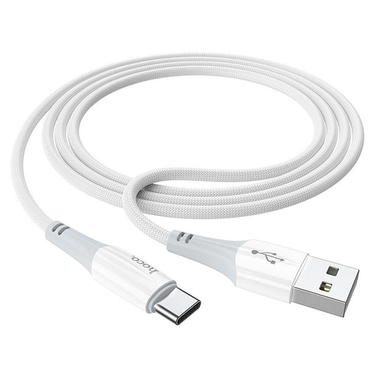 Daten- und Ladekabel USB-A - USB-C HOCO X70, 60W, 1m, Weiß