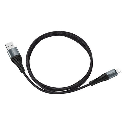 Data- en oplaadkabel USB-A - Lightning HOCO X38 Cool, 18W, 1m, Zwart 