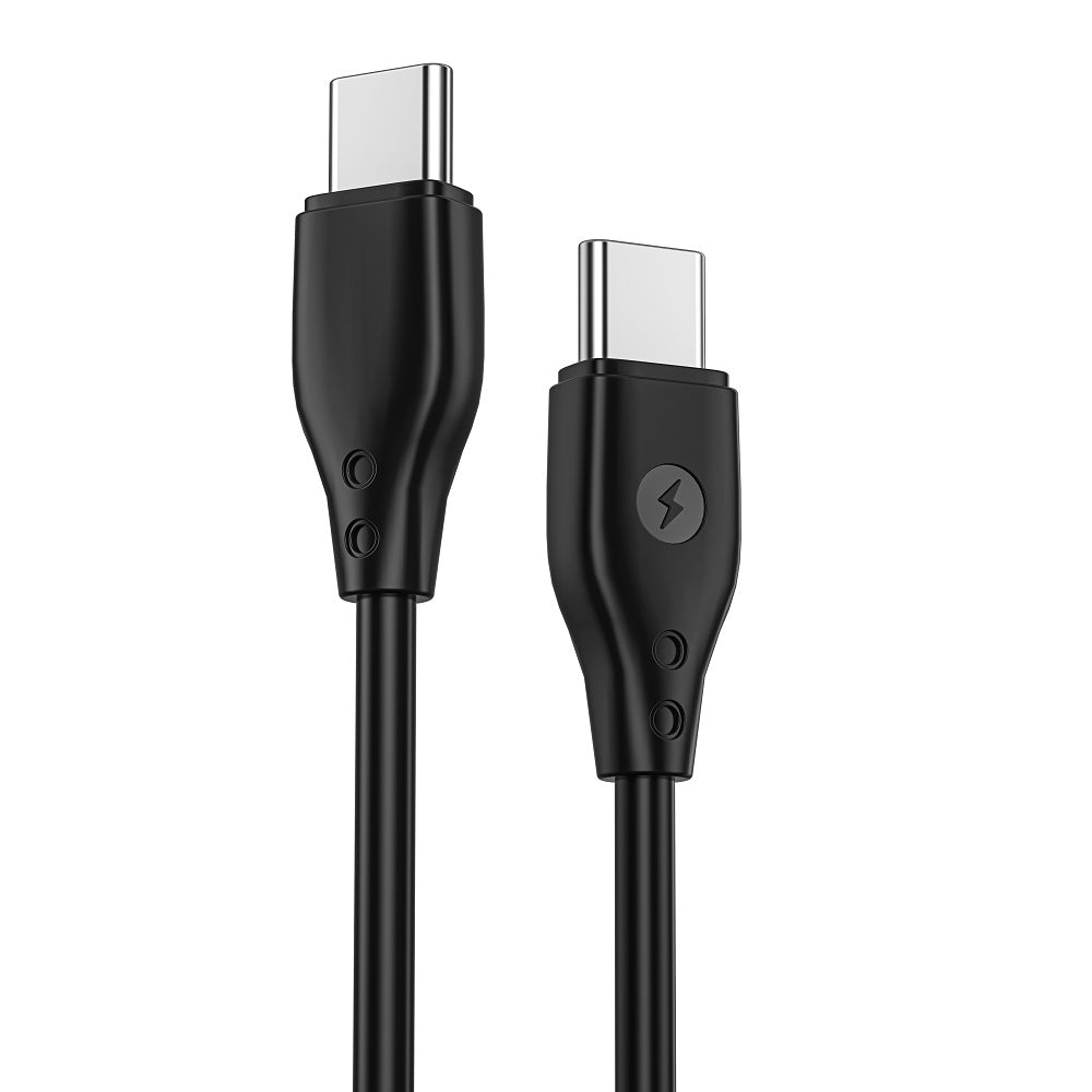 USB-C data- en oplaadkabel - USB-C WiWu Wi-C002, 67W, 1m, Zwart 