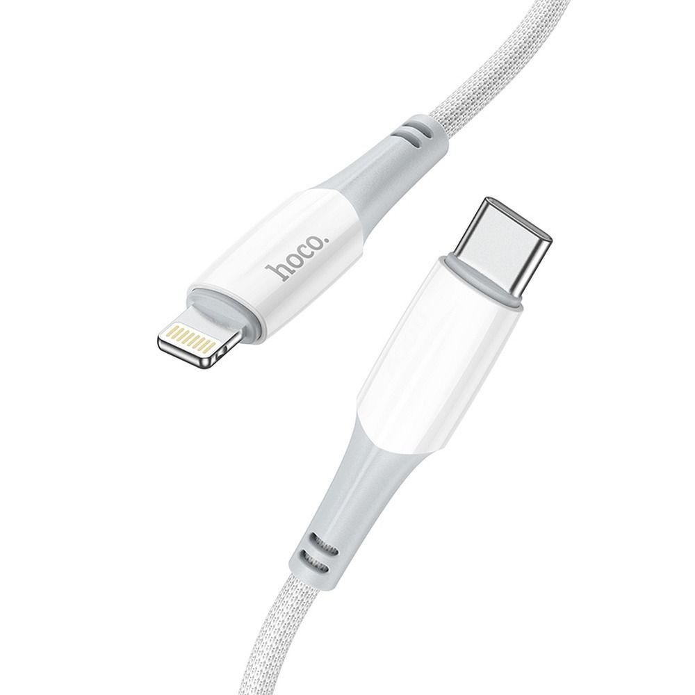 USB-C - Lightning Daten- und Ladekabel HOCO X70, 20W, 1m, Weiß
