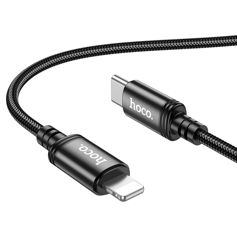 Câble de Données et de Charge USB-C - Lightning HOCO X89, 20W, 1m, Noir