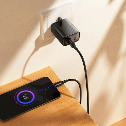 Data- en Oplaadkabel USB-A - microUSB HOCO X120, 18W, 1m, Zwart