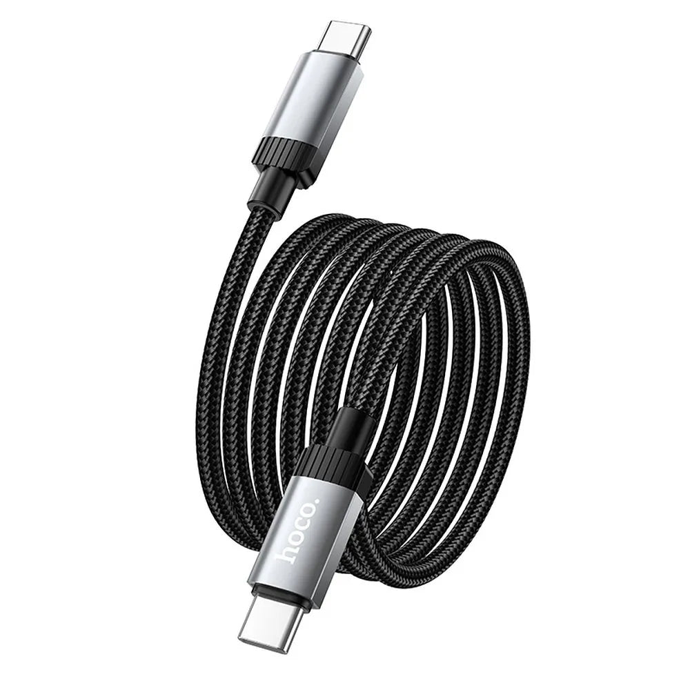USB-C Data- en Oplaadkabel - USB-C HOCO X117, 60W, 1m, Zwart
