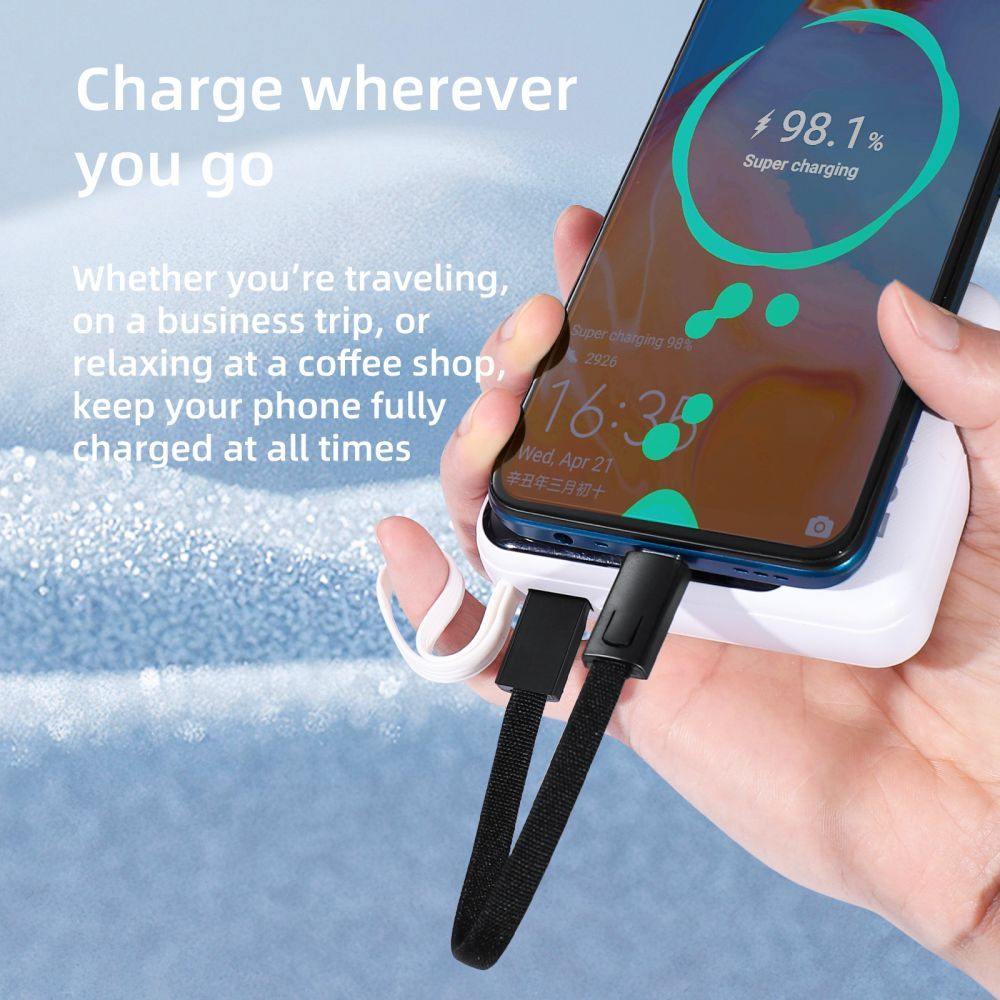 USB-C Daten- und Ladekabel - USB-C Tech-Protect Ultraboost DNA Schlüsselanhänger, 60W, 0,17m, Grau