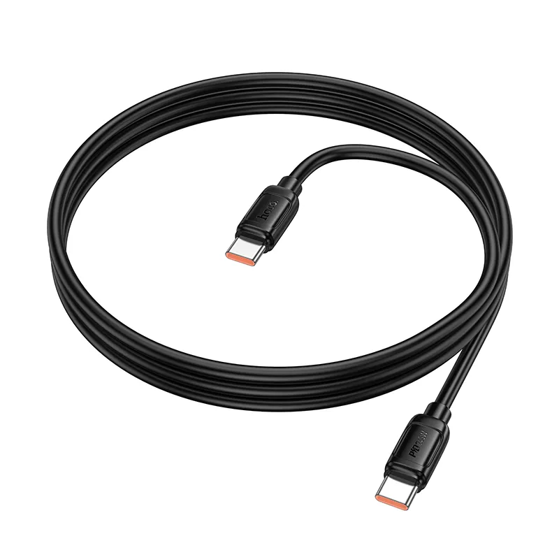Câble de Données et de Charge USB-C - USB-C HOCO X115, 240W, 1m, Noir
