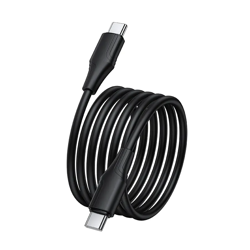 USB-C Data- en Oplaadkabel - USB-C HOCO X124, 60W, 1m, Zwart