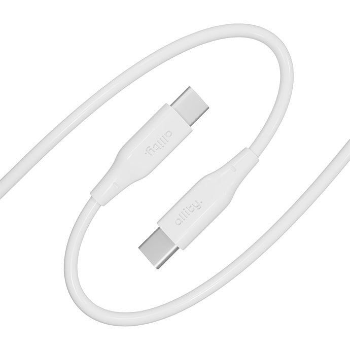 USB-C Data- en Oplaadkabel - USB-C Allity. AUC-02, 100W, 1m, Wit