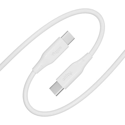 USB-C Data- en Oplaadkabel - USB-C Allity. AUC-02, 100W, 1m, Wit