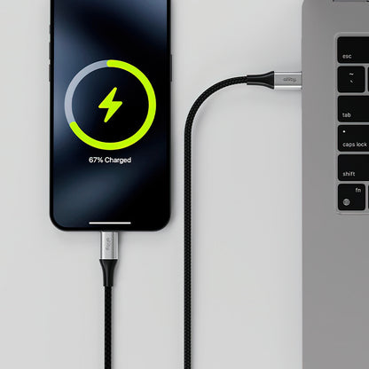 USB-C Daten- und Ladekabel - USB-C Allity. AUC-01, 100W, 2m, Schwarz