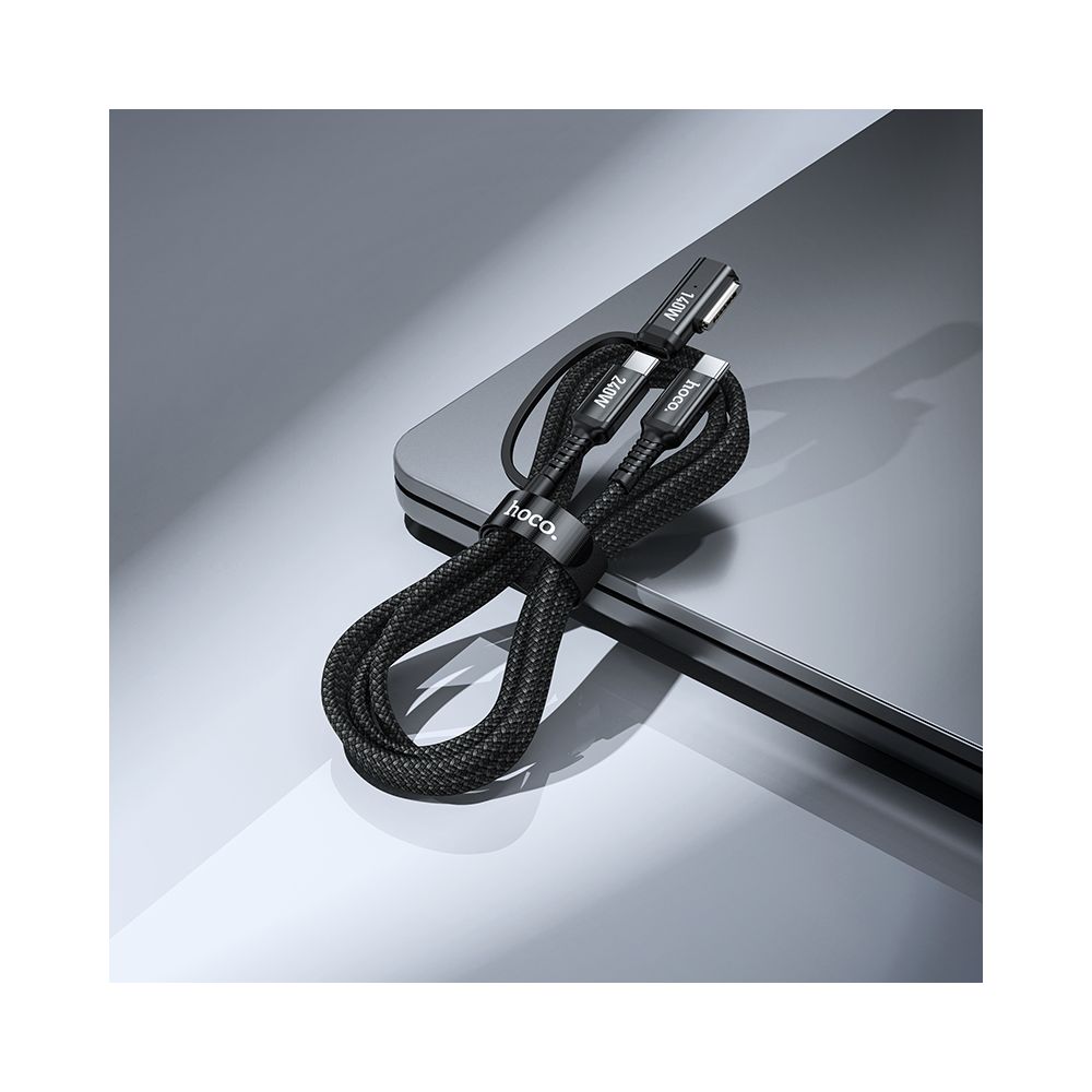 Ladekabel HOCO U142, USB-C - USB-C / MagSafe 3, 240W, 1.8m, Schwarz